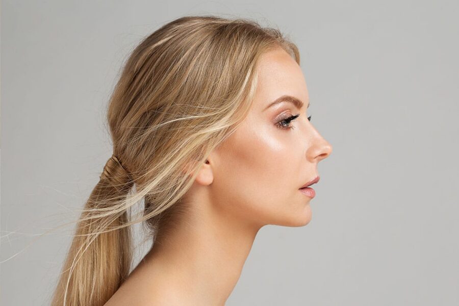 woman in NYC after her rhinoplasty