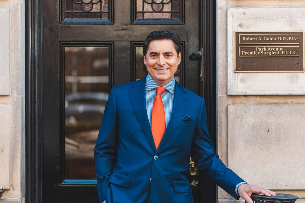 Dr. Robert Guida specialized in lower eyelid surgery in NYC.